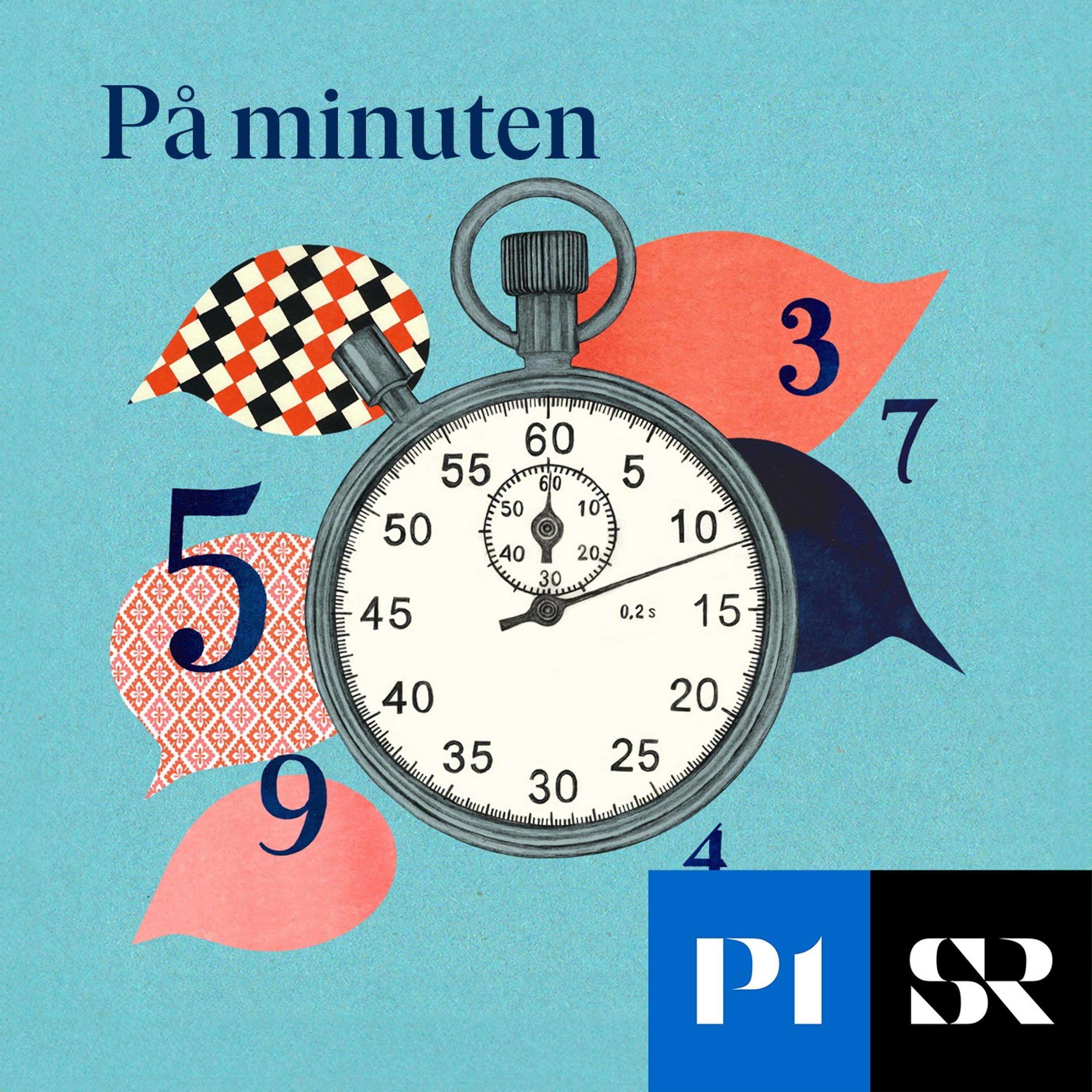 På minuten